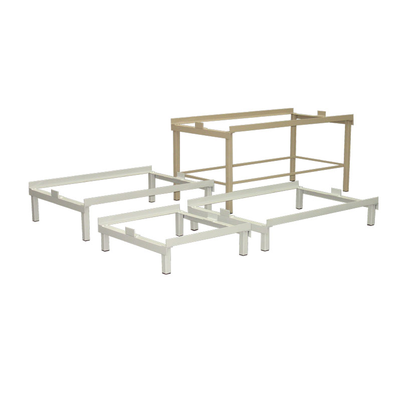 Selection of welded steel locker frames with powder-coat finishes from Stronghold product range