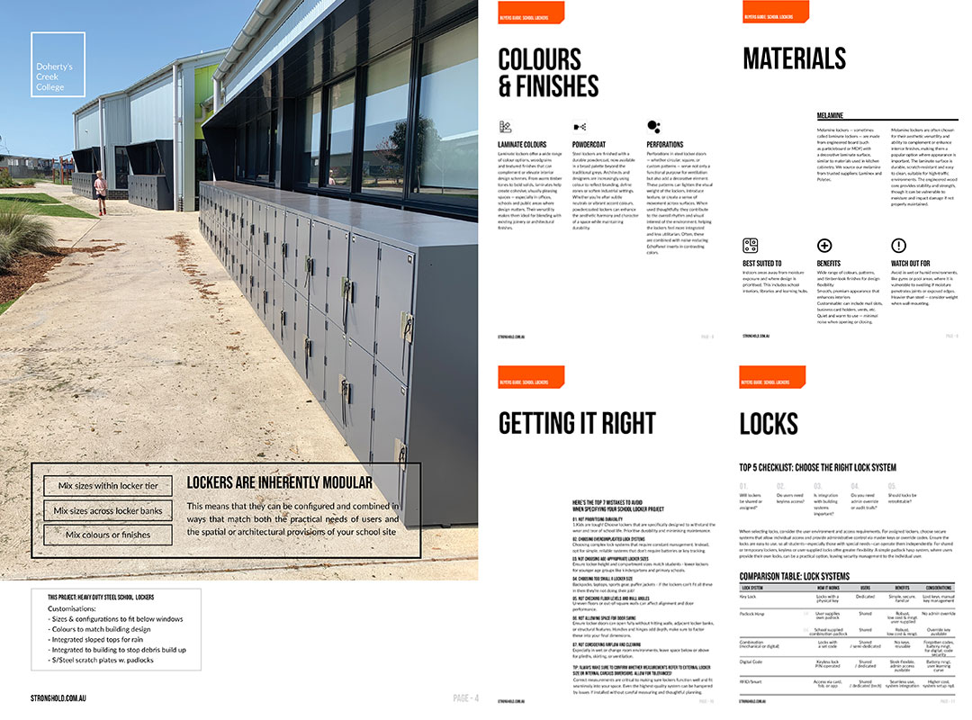 laundry lockers for Ambulance Victoria by Stronghold