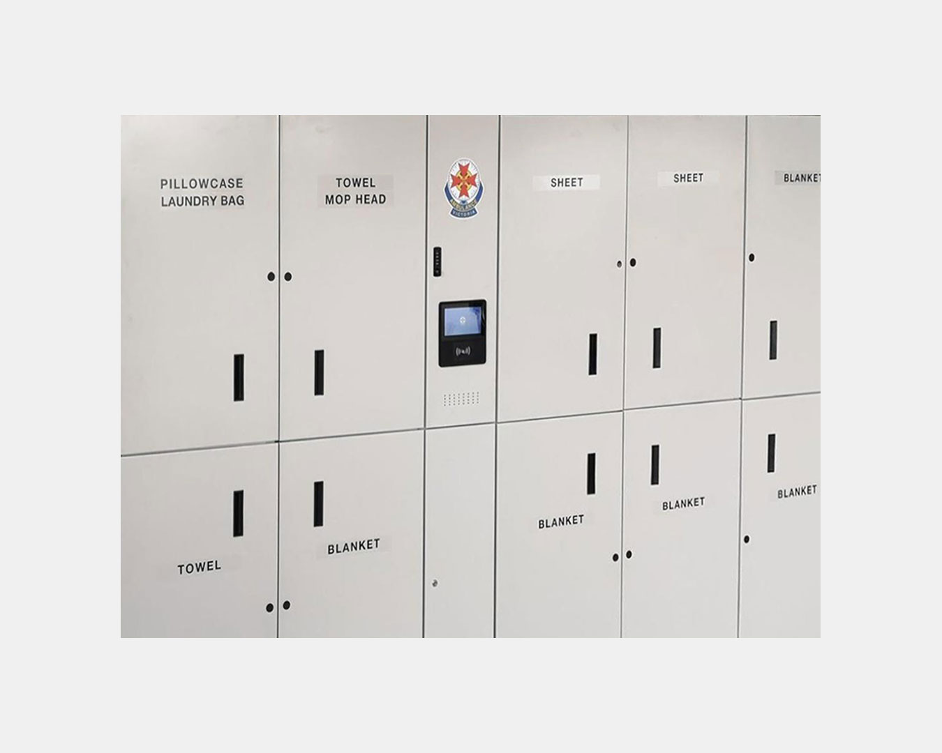laundry lockers for Ambulance Victoria by Stronghold