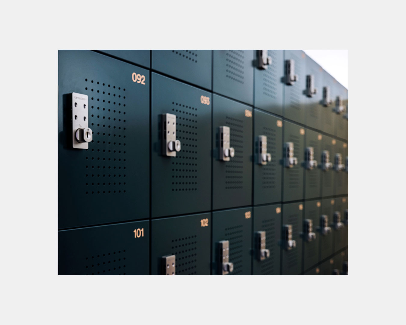 laundry lockers for Ambulance Victoria by Stronghold